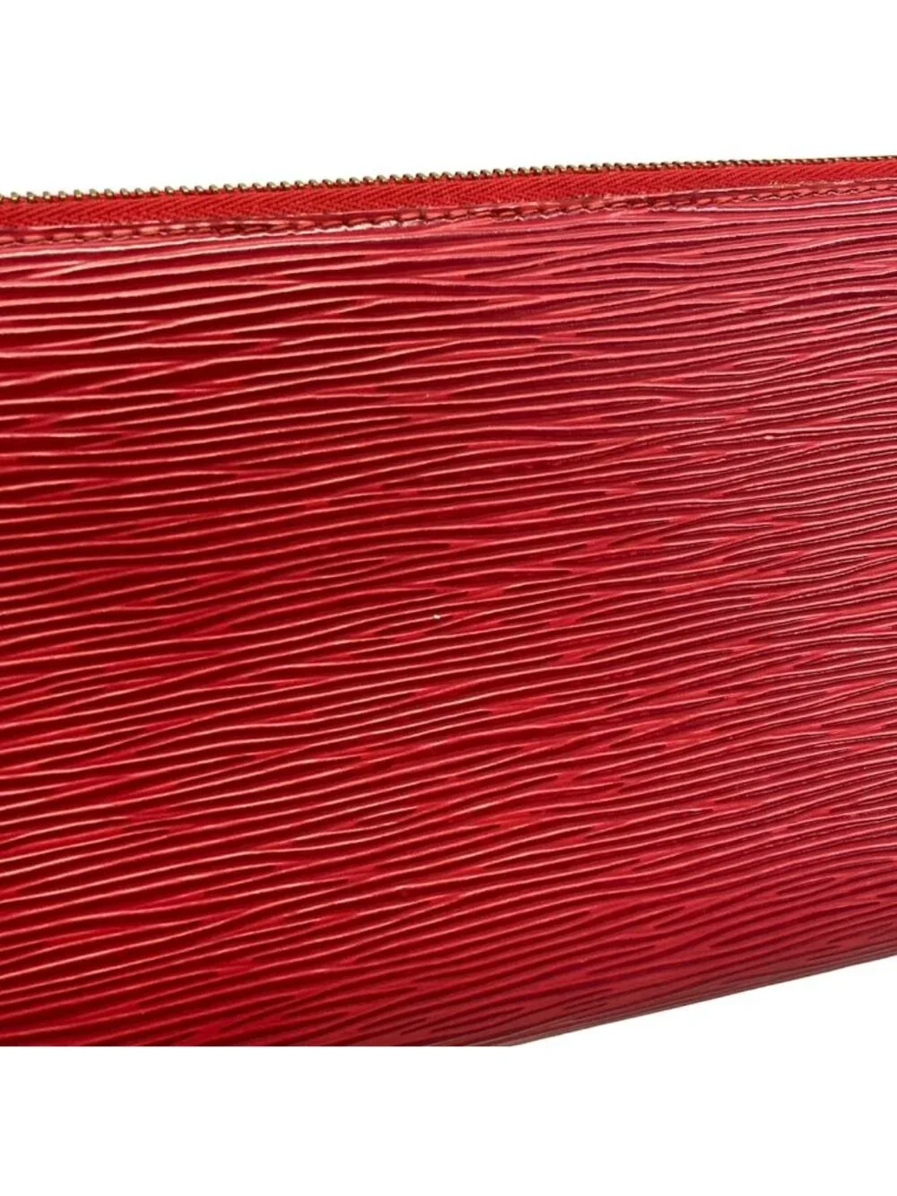 Louis Vuitton Handbag Epi Pochette Castilianred Leather